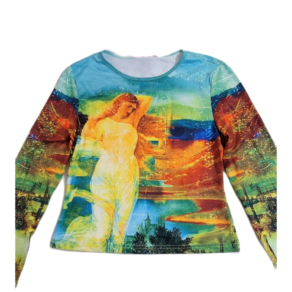 SHEIN ICON Figure Graphic Crop Tee